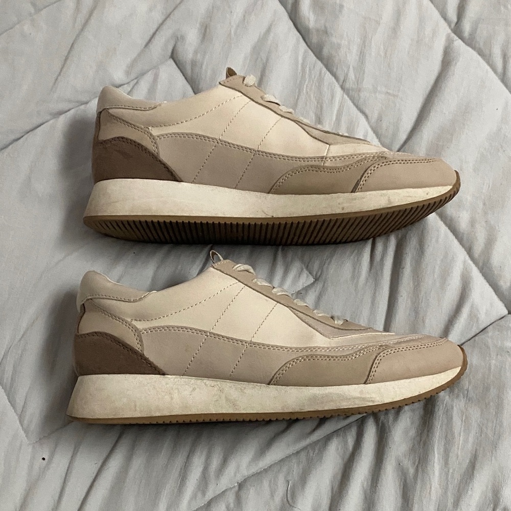 Women's Beige Sneakers - Picture 2 of 6